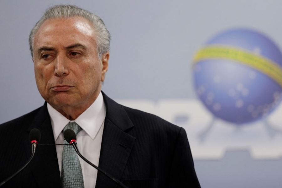 Temer, un presidente que mira el precipicio