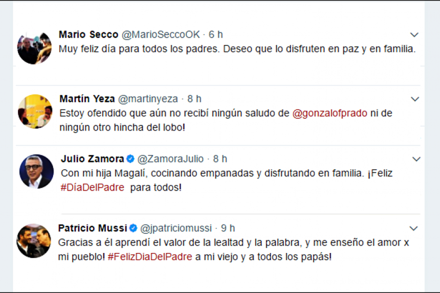 Incluida la perlita de Martín Yesa, así festejaron los intendentes el día del Padre en las redes sociales