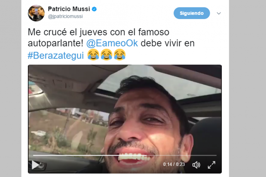 La respuesta de Mussi a Eameo por la sátira de "La guerra de los mundos"