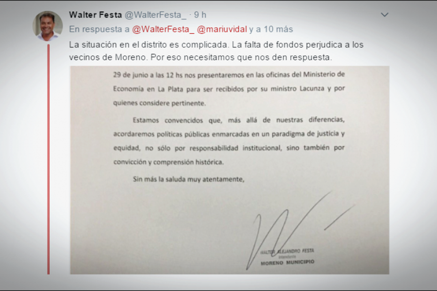 Walter Festa: "La falta de sensibilidad del Gobierno provincial es muy preocupante"