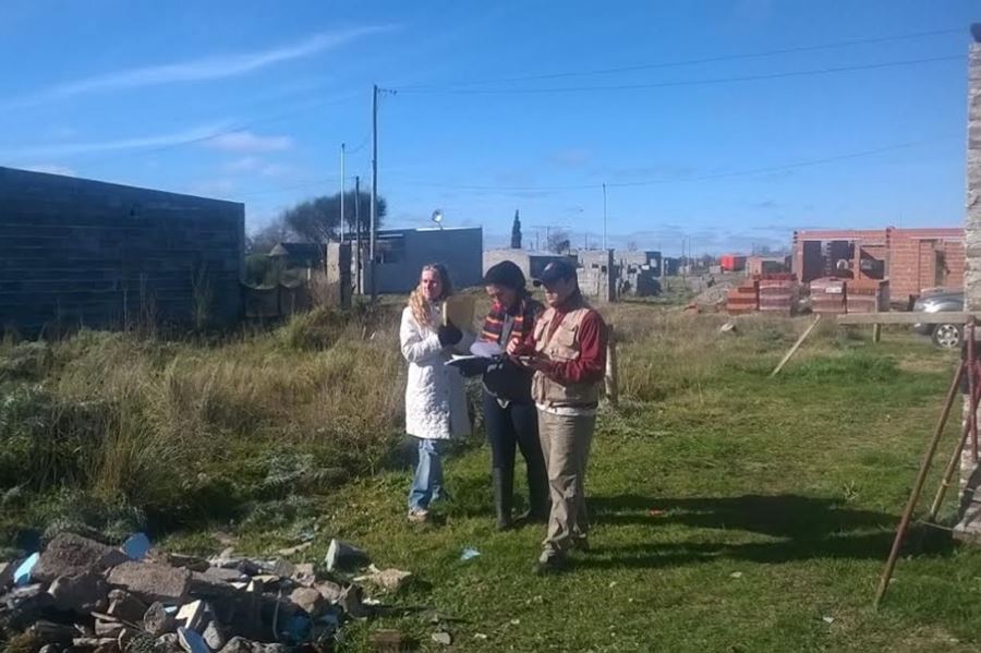 La Provincia realiza la mensura de terrenos más grande en Coronel Pringles