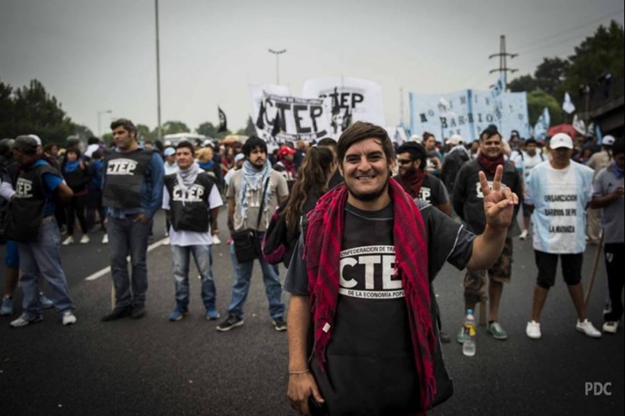 Un disidente dentro del Evita: Con la palabra "cumplir", llamó a votar a Cristina