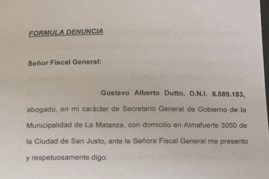 La Matanza denunció al Pastor Justiciero que se hacía pasar por funcionario de Magario
