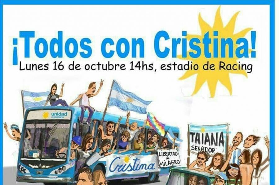 Acto peronista: En la cancha de Racing, CFK convocará al voto de “leales” e “independientes”