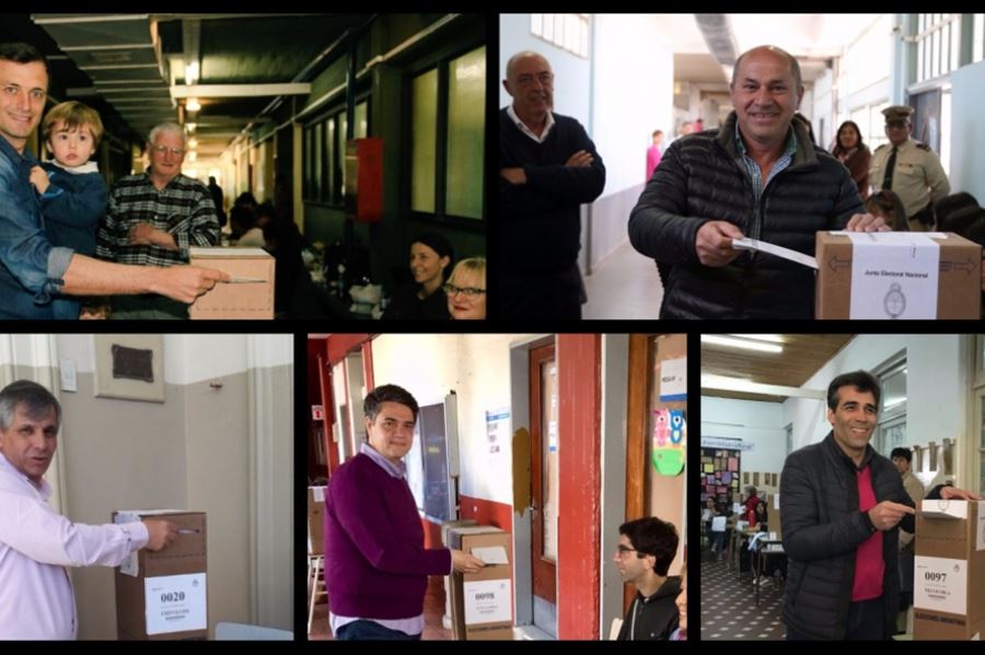 Los intendentes de la provincia ya pasaron por las urnas y se mostraron en sus redes