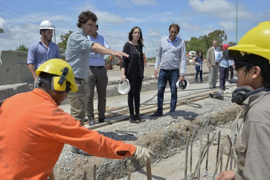 Promesas cumplidas: Vidal recorrió obras clave en La Plata y garantizó estabilidad de cara al 2018
