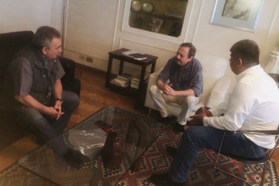 Reforma laboral: Gremialistas de la CGT se reunieron con Ricardo Alfonsín