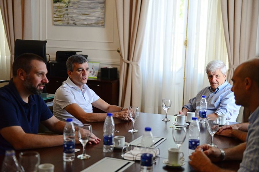 Los intendentes Andreotti y Zabaleta, juntos por la autonomía de los municipios
