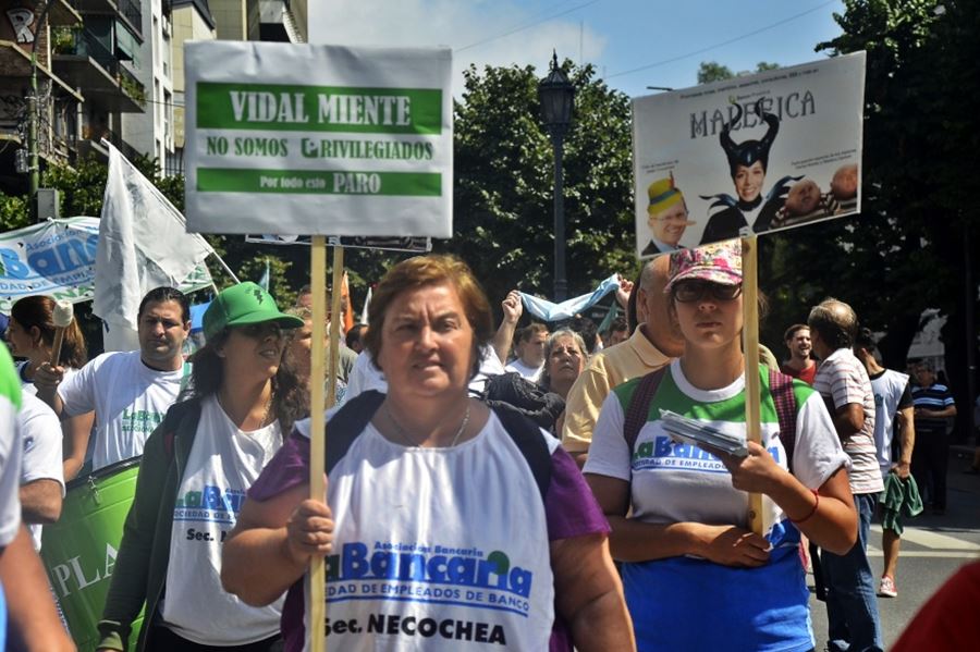 Paro bancario en la provincia de Buenos Aires: Sin atención hasta el jueves