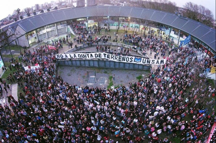 Universidad de San Martín: Suspendieron la quita de terrenos