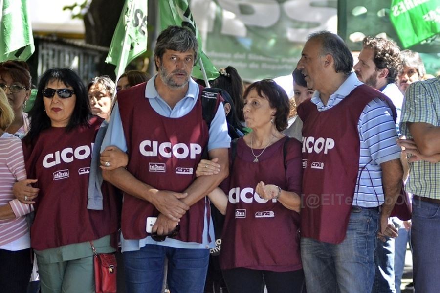 Dirigentes de Cicop denuncian persecución sindical y van por el municipio en General Belgrano