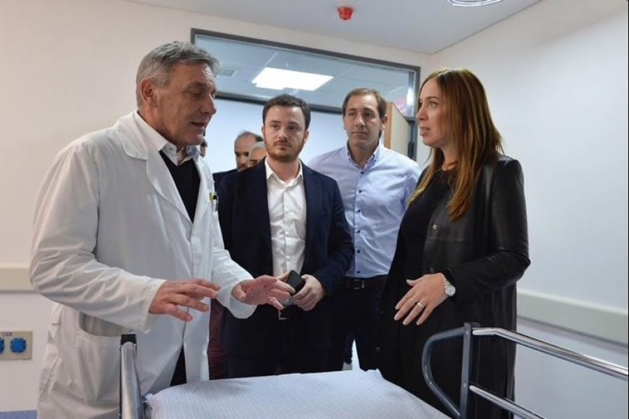 Garro y Vidal se acercaron al Hospital San Juan de Dios para conocer sus renovadas instalaciones