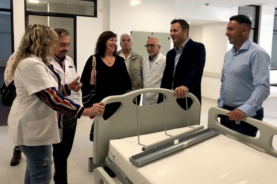 El diputado Daniel Ivoskus recorrió las obras del Hospital Eva Perón