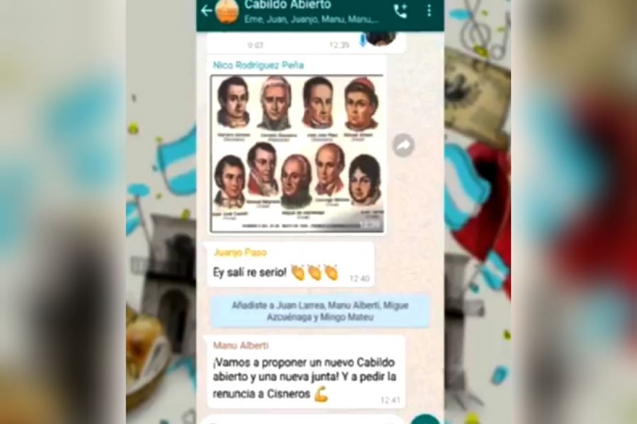 El desopilante grupo de WhatsApp de los próceres que gestaron la Revolución de Mayo