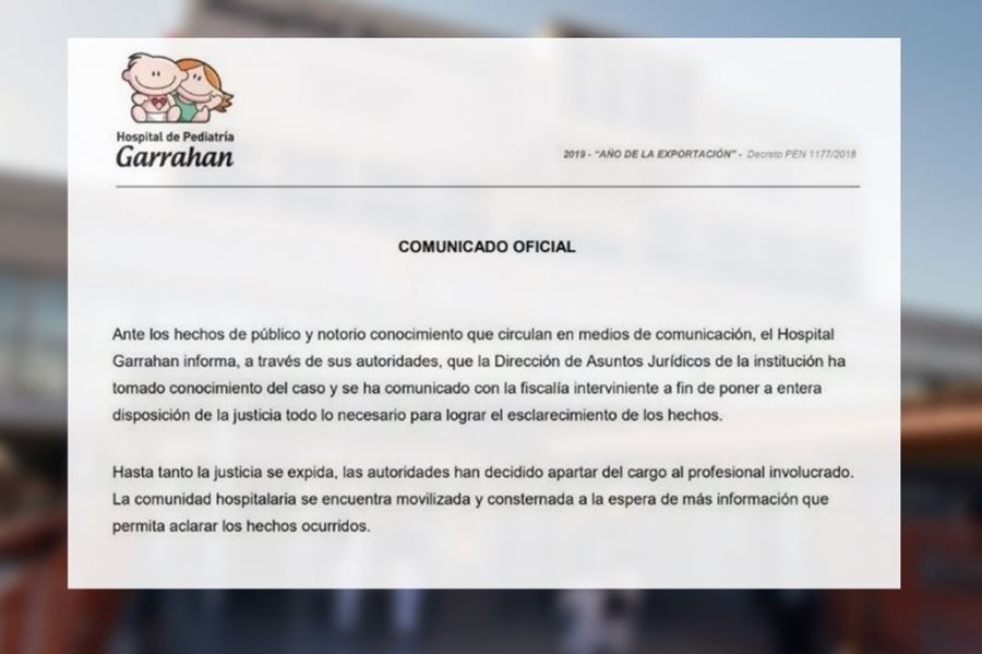El comunicado del Garrahan tras la detención del pediatra pedófilo, Ricardo Russo