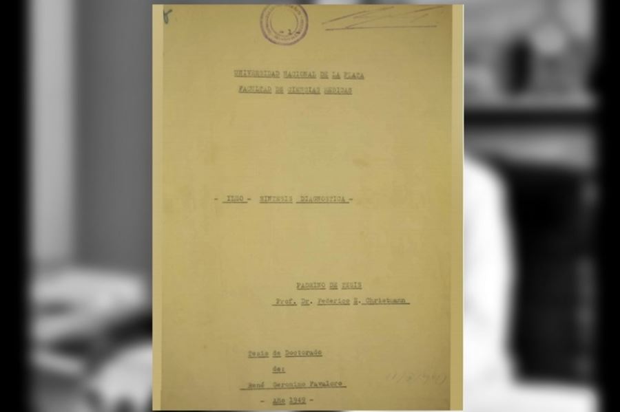 A partir de ahora, la tesis de René Favaloro está al alcance de todas y todos: accedé a ella