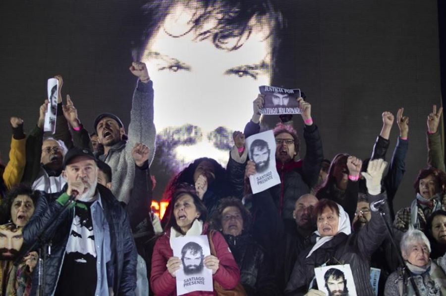 Dos años sin Santiago Maldonado: desde Plaza de Mayo, su familia pidió que no se cierre la causa
