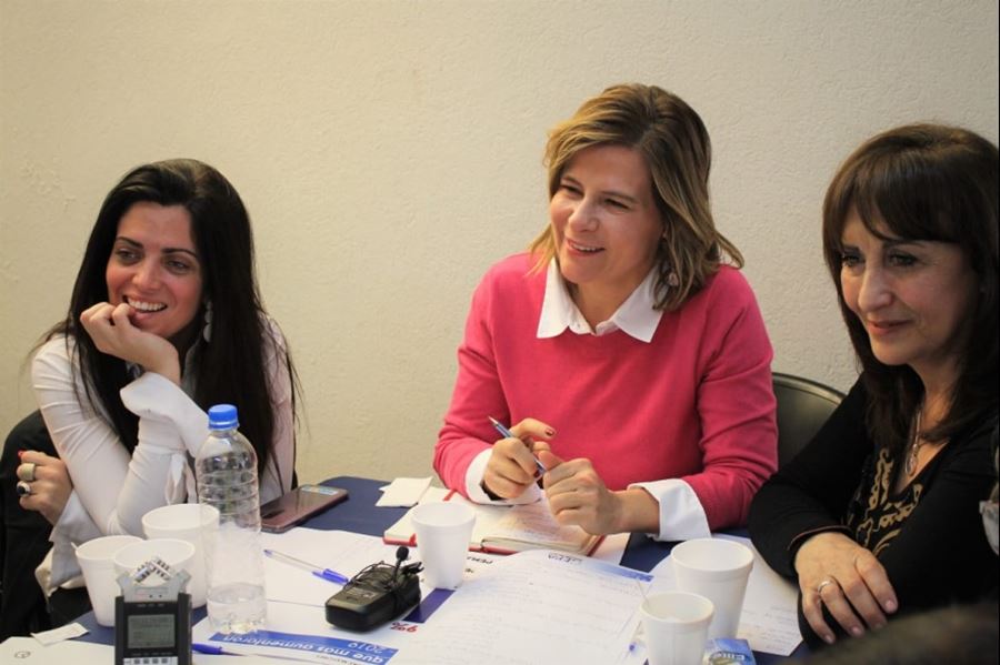 Saintout, Tundis y Volnovich participaron de una mesa de trabajo junto a adultos mayores
