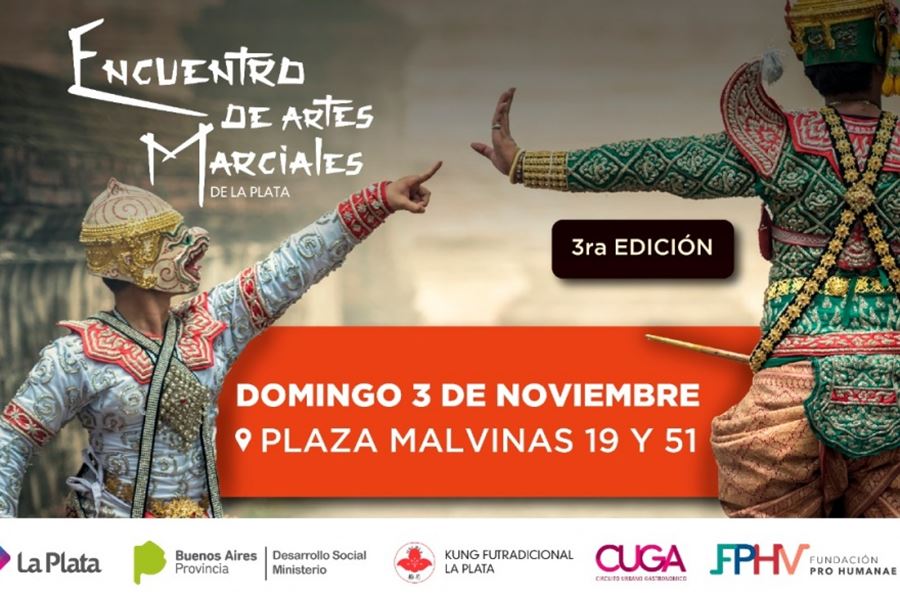En noviembre, llega el III Encuentro de Artes Marciales de La Plata