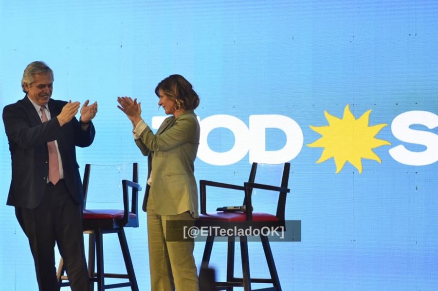 Como la cigarra: Alberto aseguró que Argentina “está resucitando” y llamó a votar boleta completa en apoyo a Saintout