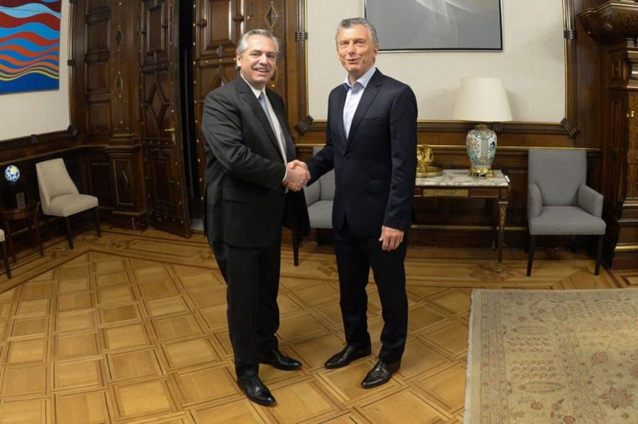 Arrancó la transición: Alberto Fernández y Macri desayunaron juntos en Casa Rosada