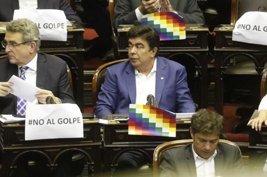 Fernando Espinoza: “Es vergonzoso que Macri no quiera decir que en Bolivia  hubo un Golpe de Estado”