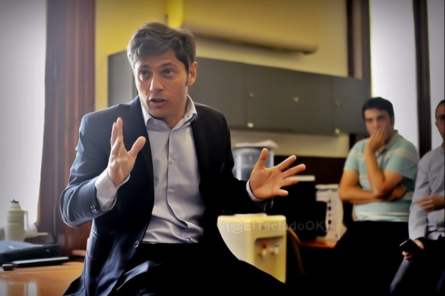 Que no se corte: Kicillof pasó por la sala de prensa de Gobernación y habló de todo