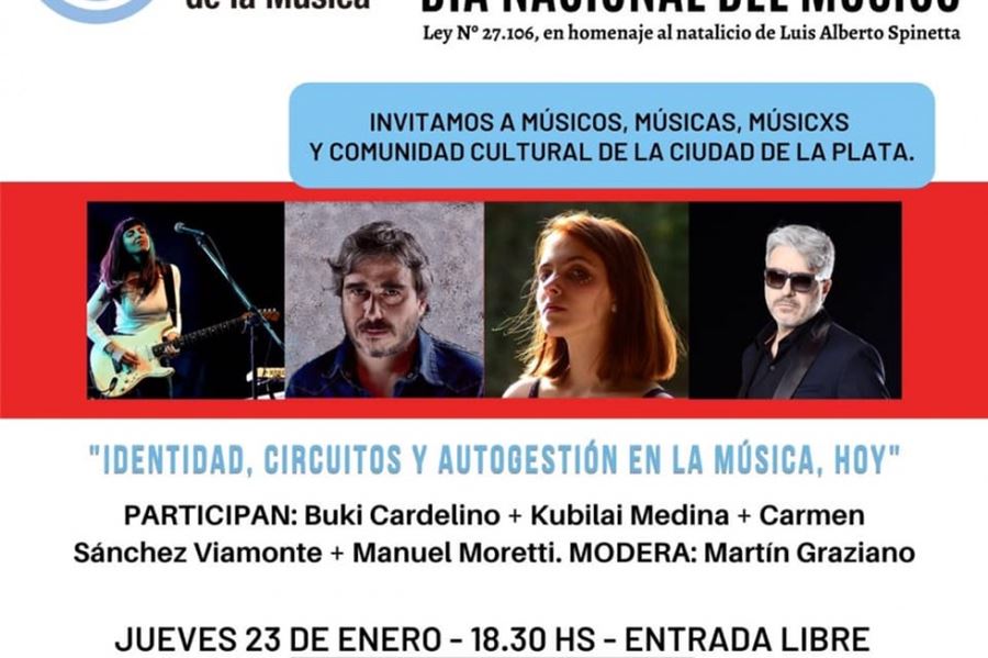 Este 23 de enero, la Plata celebra la música