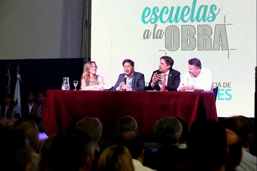 De cara al inicio del ciclo lectivo, Kicillof lanzó el programa "Escuelas a la obra"