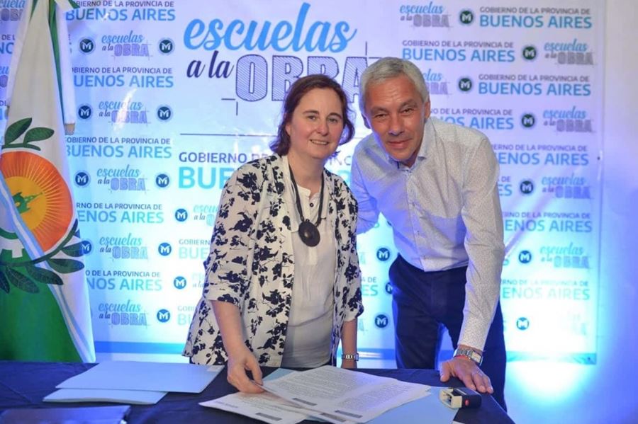 Los intendentes de la provincia participaron del lanzamiento de "Escuelas a la obra"