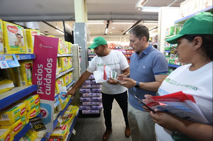 Fernando Gray supervisó el cumplimiento de "Precios Cuidados": “Es fundamental para reactivar la economía”