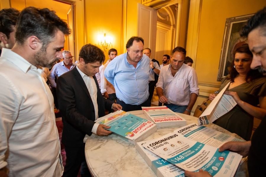 En hermetismo, Kicilof recibió a los intendentes peronistas de la primera sección electoral