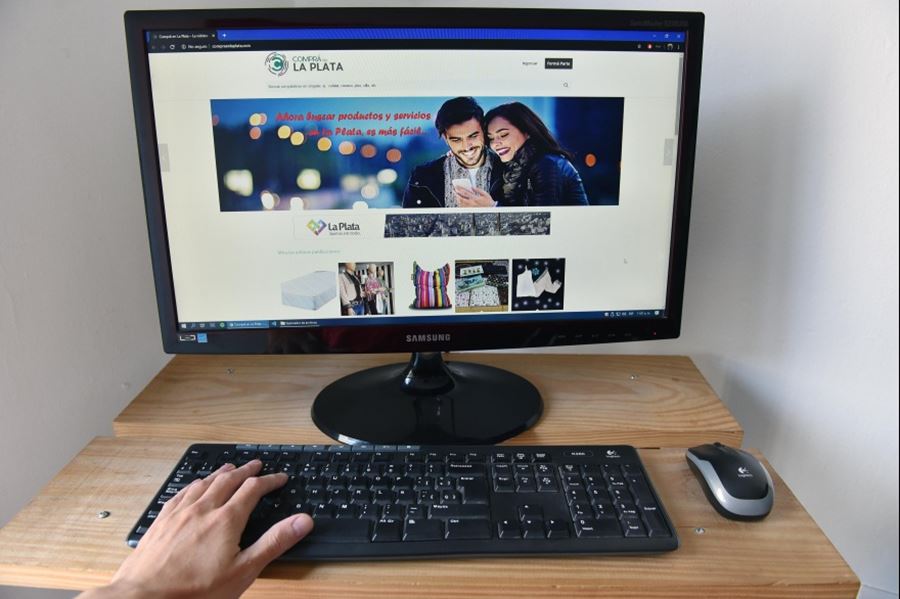 En La Plata, impulsan un portal de compras remotas para sostener el comercio local