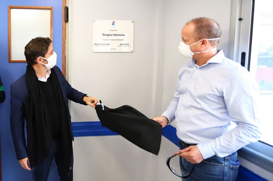 Junto a Kicillof y Máximo Kirchner, Insaurralde sumó equipamiento al hospital de Lavallol