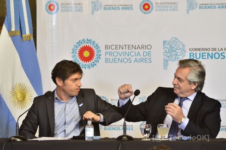 Junto a Alberto Fernández, Kicillof puso en marcha el plan de obras de infraestructura bonaerense