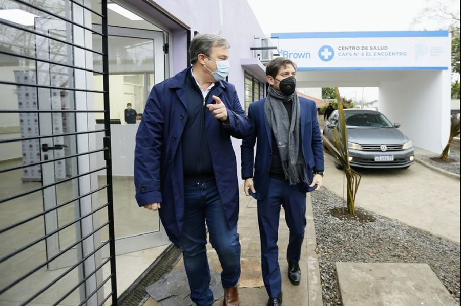 Kicillof participó de la inauguración de cinco centros de atención primaria en Almirante Brown