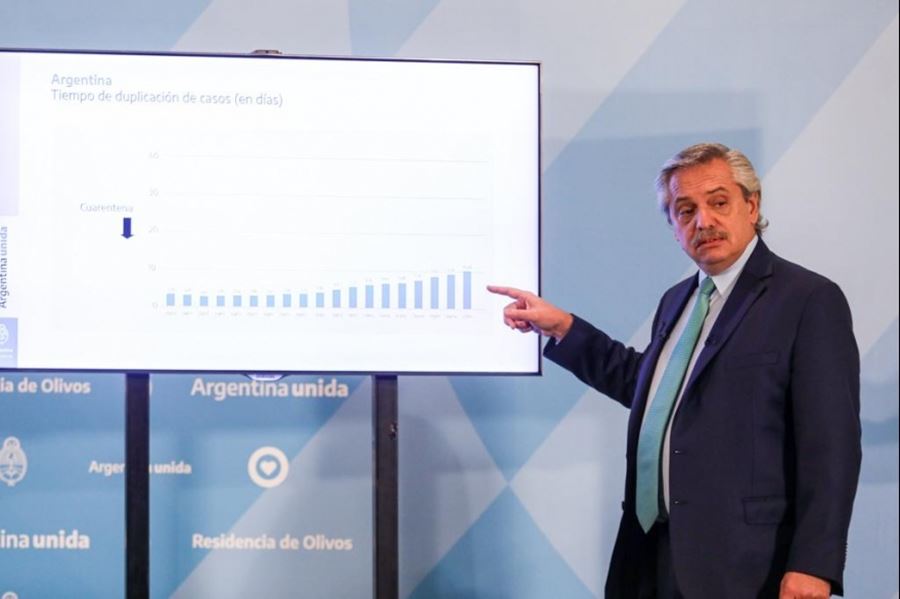 El Presidente anuncia una nueva cuarentena en el AMBA, con Kicillof y Rodríguez Larreta