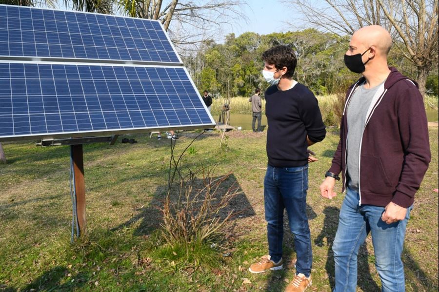 El municipio de San Fernando instaló paneles solares en las islas del Delta