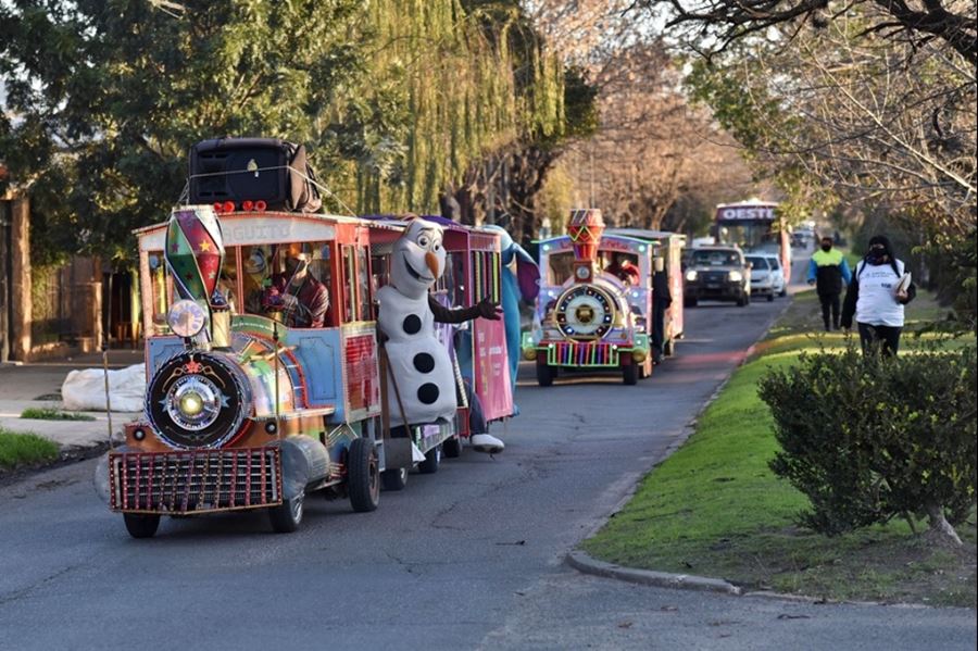 El “Tren de la Alegría” saldrá a recorrer los barrios de la ciudad para celebrar el Día de la Niñez