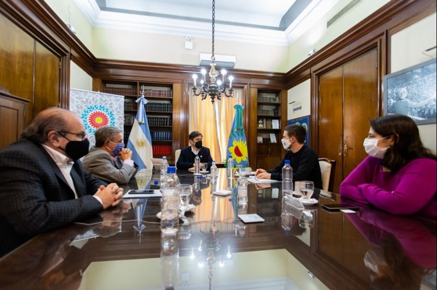 Kicillof se reunió con Duhalde: "La provincia de Buenos Aires es la más productiva del país y estaba dormida"