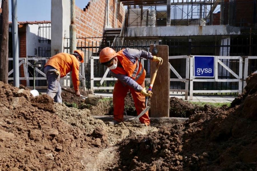 Malena Galmarini recorrió las obras de Bernal que van a beneficiar a 2,5 millones de vecinos y vecinas