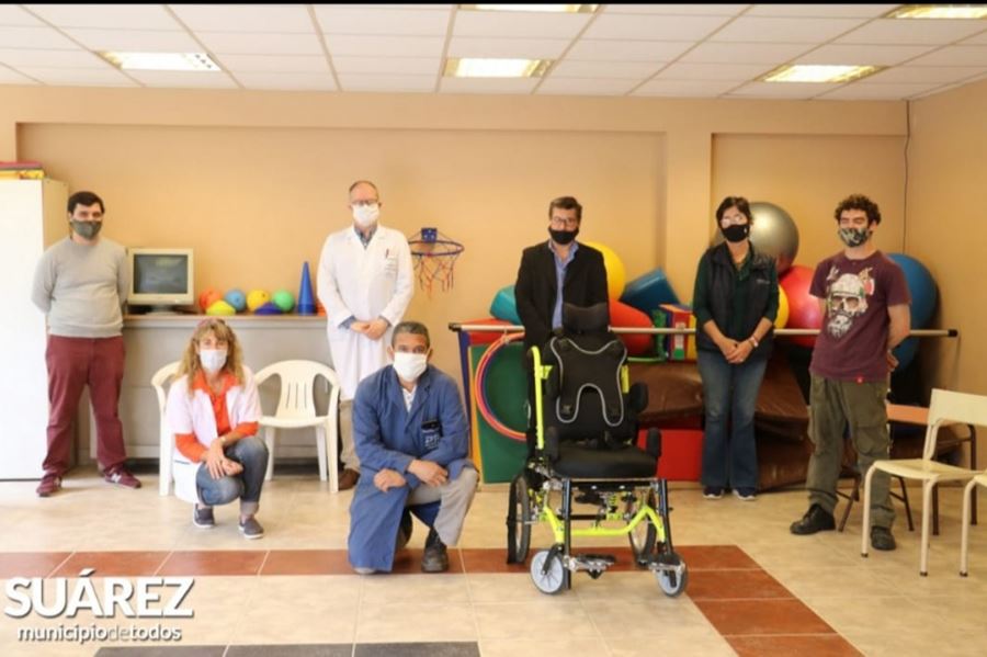 Fabricaron la primera silla de ruedas personalizada en el taller municipal