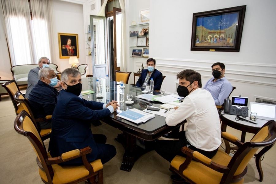 Britos, tras reunirse con Kicillof: “Todo progreso que se pueda hacer es una alegría"