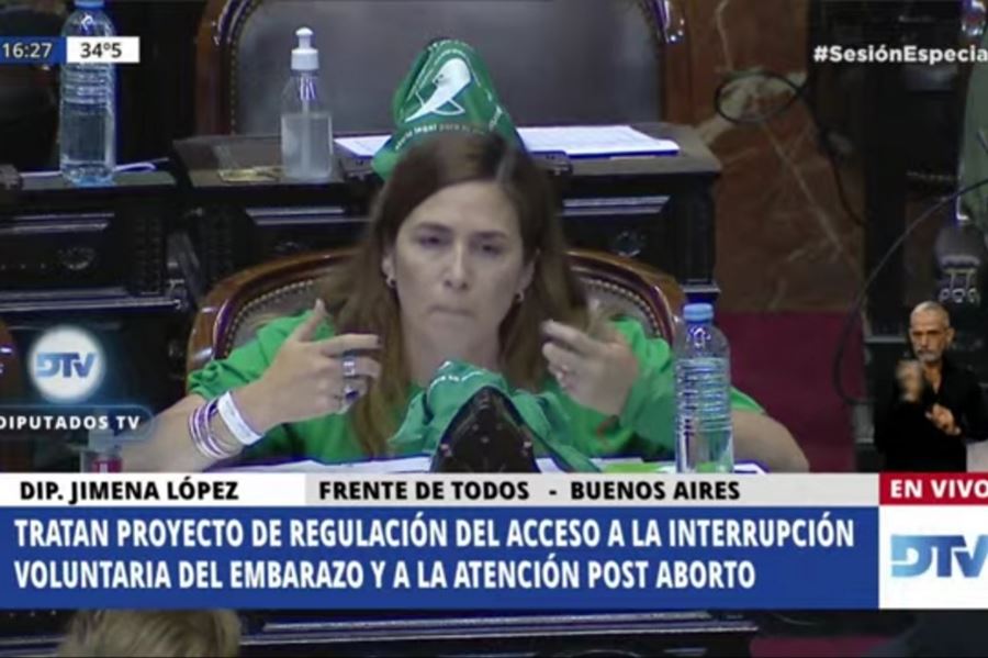 Jimena López denunció amenazas: “Nos dicen que vamos a perder nuestra carrera política por defender esta ley”