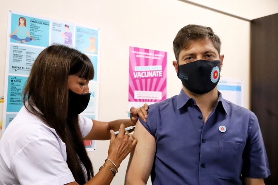 Las primeras imágenes de la vacunación contra el coronavirus en la provincia de Buenos Aires