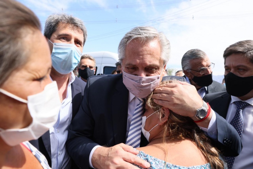 Terremoto en San Juan: Alberto Fernández recorrió las zonas afectadas