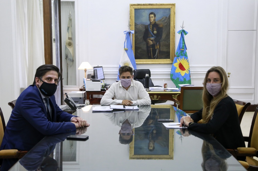 Kicillof se reunió con Trotta y Vila para allanar el camino a la presencialidad escolar