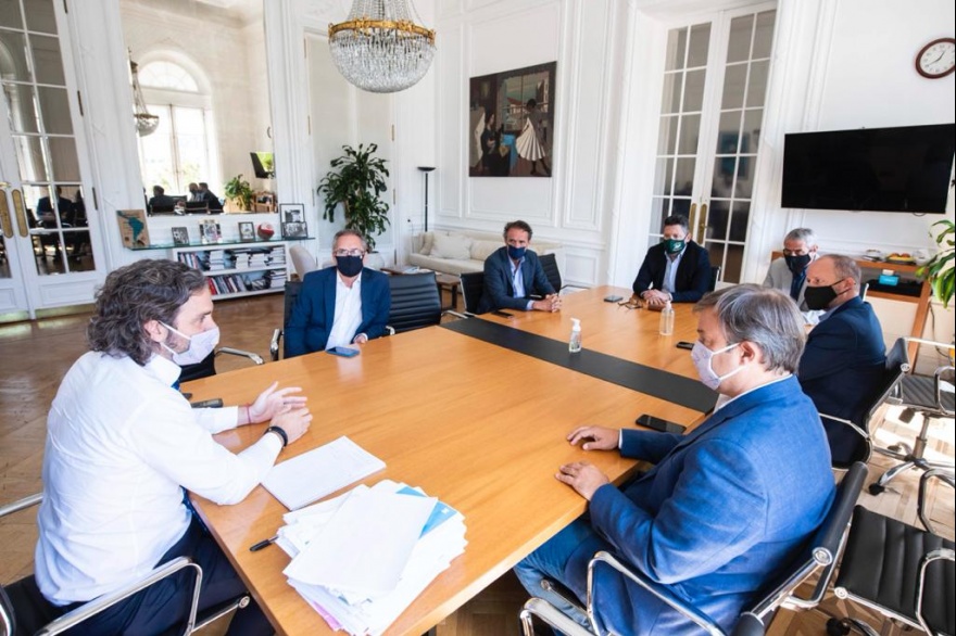 Intendentes analizaron la agenda de las obras públicas con Cafiero