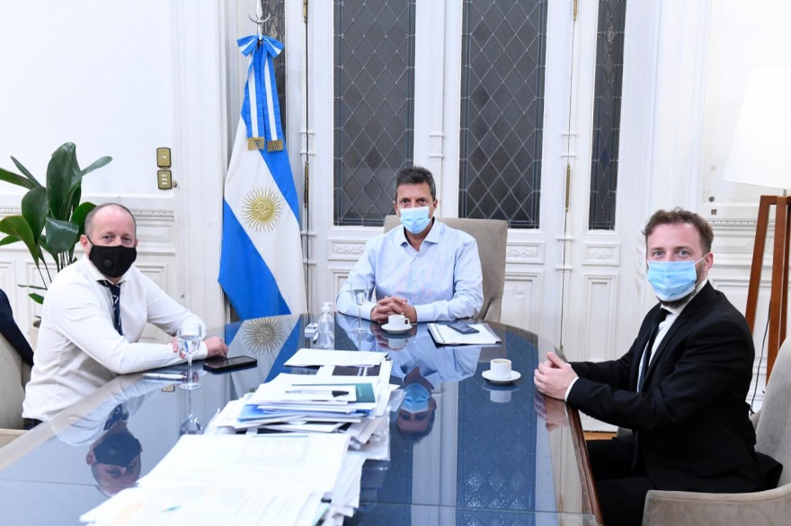 Insaurralde se reunió con Massa para respaldar su proyecto que busca modificar el impuesto a las ganancias