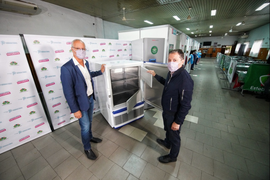 Gray sumó nuevos superfreezers para el almacenamiento de las vacunas contra el coronavirus